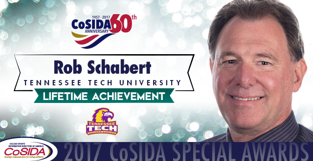 Special Awards Salute: Rob Schabert (Tennessee Tech University), Lifetime Achievement Award